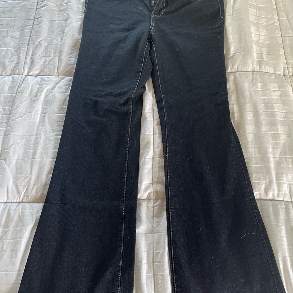 EUC NWOT Liverpool Jeans Company Black Flare Jeans